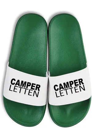 Youth Designz Herren Damen Badelatschen "Camper Letten" Print lustig Geschenk Unisex Badeschuh mit witzigen und stylischen Aufdruck für Männer und Frauen - Verkäufer: EmDa Trading GmbH