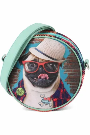 KARACTERMANIA Schultertasche Krazymals Pug Umhängetasche Messenger Bag Daily Tasche - Verkäufer: okluge