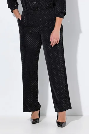 Miamoda Schlupfhose Schlupfhose weites Bein Glitzersteinchen - Verkäufer: Popken Fashion Group