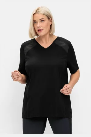 Sheego Funktionsshirt Große Größen atmungsaktive Qualität, mit Mesh-Einsätzen