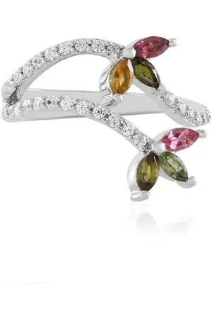 Cavill Silberring Marquise Turmalin Zirkon Platin Silber Ring (1-tlg) - Verkäufer: Juwelo Deutschland GmbH