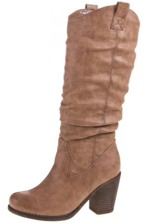 AvaMia Damen Winter Schuhe Boots Damenstiefel Winterstiefel Blockabsatz Winterstiefel - Verkäufer: PEROYORK
