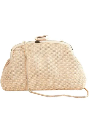Next Clutch Raffia-Clutch mit Schnappverschluss (1-tlg) - Verkäufer: Germany GmbH