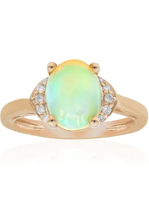 Cavill Diamantring Australischer Opal Rose Gold Ring (1-tlg) - Verkäufer: Juwelo Deutschland GmbH