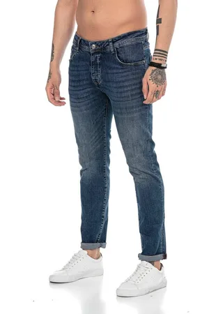 Redbridge Straight-Jeans im Used Look mit modischen Details für Alltag und Freizeit - Verkäufer: ChillDeal