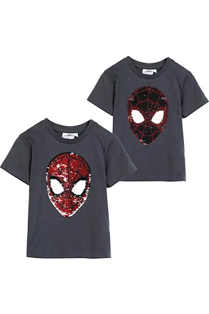 SPIDERMAN T-Shirt Marvel Jungen Kurzarmshirt mit Wendepailletten-Design Gr. 98 - 122 cm - Verkäufer: Starkids Licensed Brands and more