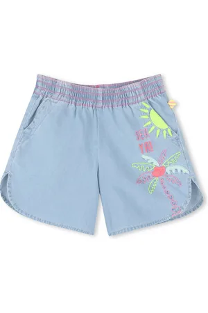 Billieblush Jeansshorts sommerlich leichte Jeansshorts hellblau mit Stickerei - Verkäufer: coolkids-store