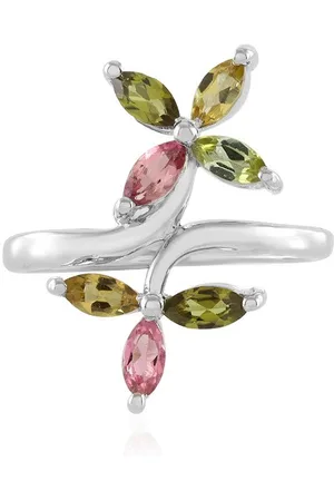 Cavill Silberring Bunter Marquise Turmalin Silber Ring (1-tlg) - Verkäufer: Juwelo Deutschland GmbH