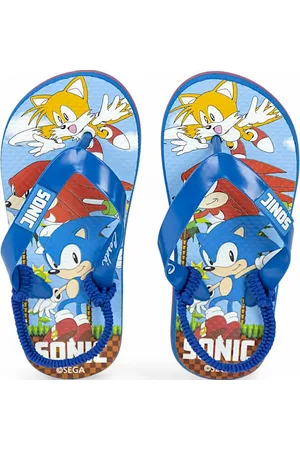 Sonic The Hedgehog SEGA Zehentrenner (2-tlg) Kinder Sandalen mit Riemchen Größe 28 - 35 - Verkäufer: Starkids Licensed Brands and more