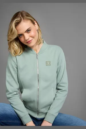 DELMAO Sweatjacke in modischer Bomberjacken-Form - NEUE KOLLEKTION