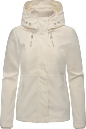 Ragwear Outdoorjacke Sunniva B Übergangsjacke wasserdicht mit feiner Rillenstruktur
