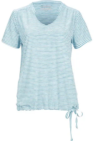 Killtec T-Shirt Lilleo WMN TSHRT F Gestreiftes, schnelltrocknendes Funktionsshirt mit verstellbarem Saum