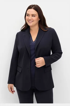 Sheego Longblazer Große Größen in taillierter Form, mit Schlitz hinten