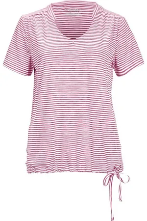 Killtec T-Shirt Lilleo WMN TSHRT F Gestreiftes, schnelltrocknendes Funktionsshirt mit verstellbarem Saum
