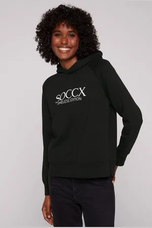 Soccx Kapuzensweatshirt aus Baumwolle