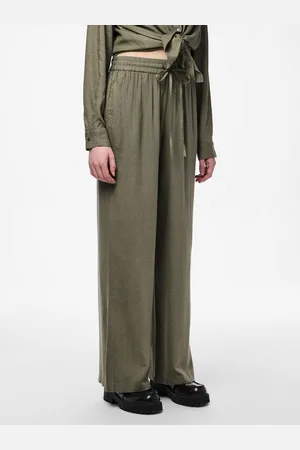 Pieces® Schlupfhose PCPIA HW WIDE PANTS WVN NOOS