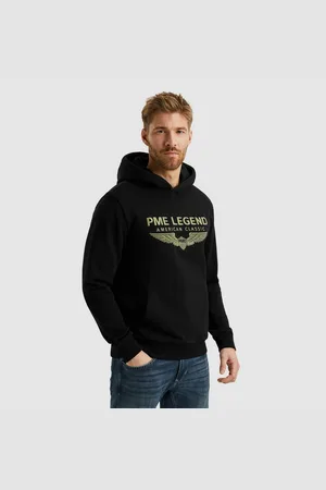 PME Legend™ Kapuzensweatshirt Hooded soft terry with logo mit Logostickerei