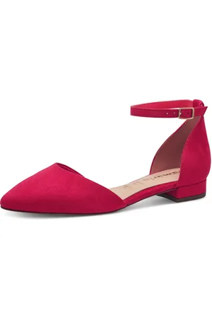 Tamaris Riemchenballerina, Blockabsatz, Sandalette, Abendschuh mit verstellbarem Riemchen