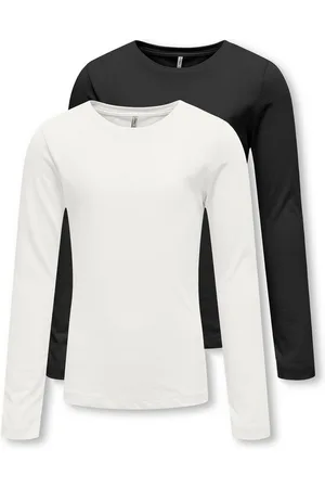 ONLY Langarmshirt KOGNEW ONLY L/S TEE JRS 2-PACK (Packung, 2-tlg)