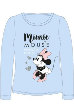 Disney T-Shirt Minnie Maus Langarm-Shirt "Perfectly Perfect", Hellblau & Rosa - Verkäufer: kaufhaus-chemnitz