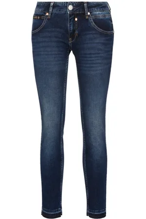 Herrlicher Slim-fit-Jeans Touch Cropped Reused Denim mit verkürzter Länge
