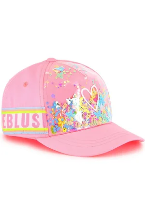 Billieblush Baseball Cap Kappe in rosa mit beweglichem Konfetti und Herzmotiv - Verkäufer: coolkids-store