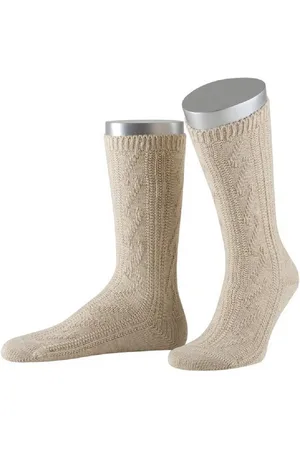 LUSANA Trachtensocken 1 Paar Trachtensocken Johann, Umschlag-Shoppersocken, Damen & Herren - Verkäufer: Strumpf-Schatulle
