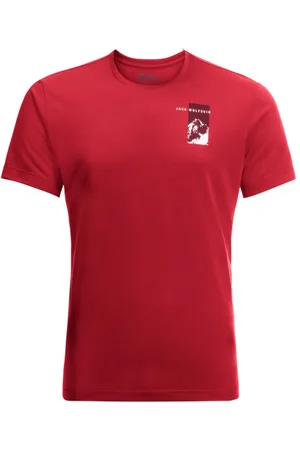Jack Wolfskin T-Shirt VONNAN S/S GRAPHIC T M RED GLOW - Verkäufer: gue-sport