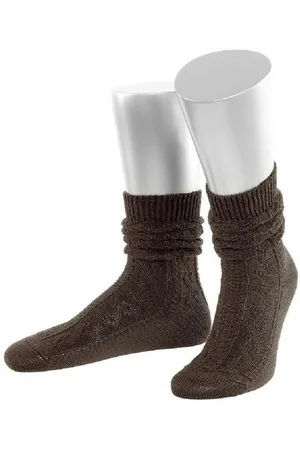 LUSANA Trachtensocken 1 Paar Trachten-Shoppersocken, mit 50% Merinowolle, für Damen & Herren - Verkäufer: Strumpf-Schatulle