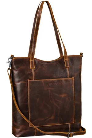 STILORD Handtasche "Trixie" Schicke Echt Leder Shopper Handtasche Damen - 13 Zoll Geräte - Verkäufer: Leder