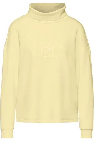 Street one Steppweste Silk-Look Shirt mit Wording - Verkäufer: Lehmann Moden