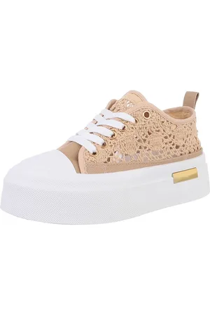Ital-Design Damen Low-Top Freizeit Sneaker (88828260) Flach Sneakers Low in Hellbraun - Verkäufer: