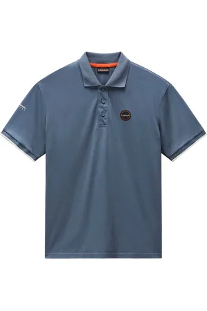 Napapijri Poloshirt E-BADGE SUM Mit Rundhalsausschnitt