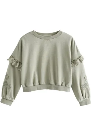 Next Sweater Kastiges Langarm-Sweathirt mit Stickerei (1-tlg) - Verkäufer: Germany GmbH