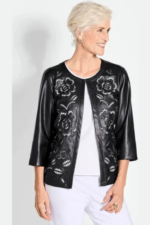 GOLDNER Outdoorjacke Kurzgröße: Jacke in Lederoptik - Verkäufer: