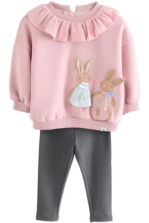 Next Top & Leggings Rundhals-Sweatshirt mit Kragen und Leggings im Set (2-tlg) - Verkäufer: Germany GmbH