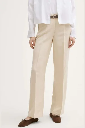 TOM TAILOR Stoffhose TTLEA Wide Leg Hose mit Leinenanteil - Verkäufer: