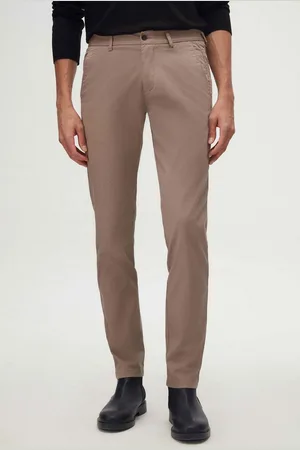 DS DAMAT Chinohose Ds Damat Slim Fit Chinohose aus Dobby-Baumwolle, seitliche Taille, ela - Verkäufer: MegaMerchant