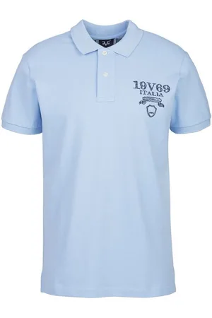 19V69 Italia Poloshirt EMILIO SHATTERED mit dezentem Print und klassischem Polokragen, sportlicher Look - Verkäufer: Marco GmbH