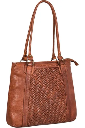 STILORD Handtasche "Nadia" Stylishe Handtasche Damen Mittelgroß Leder in Flechtoptik - Verkäufer: Leder