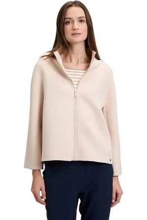 Betty & Co Canvasjacke Betty & Co Casual-Jacke mit Stehkragen