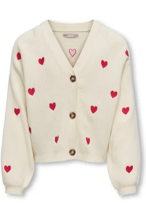 ONLY Strickjacke KOGDANA LIFE LS HEART VNECK CARDIGAN KNT