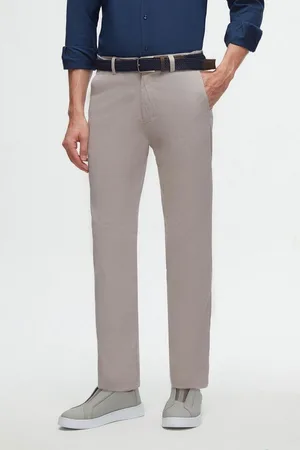 DS DAMAT Chinohose Ds Damat Slim Fit Chinohose aus Dobby-Baumwolle, seitliche Taille, ela - Verkäufer: MegaMerchant