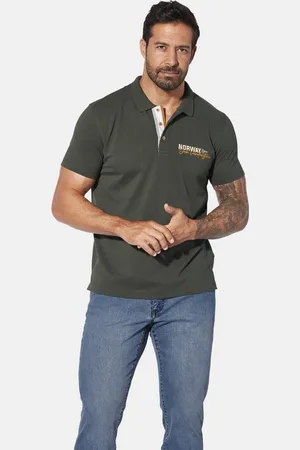 Jan Vanderstorm Poloshirt JAKOV mit Kontrast-Knopfleiste - Verkäufer: VANDERSTORM VENTURES