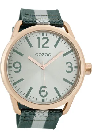 Oozoo Quarzuhr Herren Armbanduhr Timepieces Analog, (Analoguhr), Herrenuhr rund, groß (ca. 45mm) Lederarmband, Elegant-Style - Verkäufer: Fit4Style Silberschmuck - IMPPAC