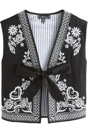 Next Steppweste Gestepptes Gilet mit Stickereien (1-tlg) - Verkäufer: Germany GmbH