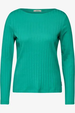 CECIL Langarmshirt Shirt mit Rippstruktur (1-tlg) - Verkäufer: Stylaholic The Shop