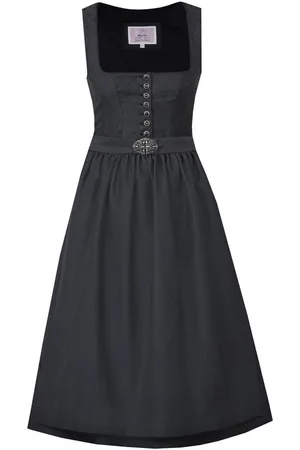 MARJO Dirndl Midi Dirndl 2tlg. - OTTERFING - asphalt - Verkäufer: Alpenwahnsinn Tracht & Lifestyle