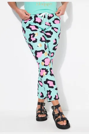 Angel of Style Funktionshose Joggpants Loose Fit Leodruck Knitter - Verkäufer: Popken Fashion Group