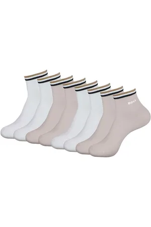 HUGO BOSS Kurzsocken SH Socks Stripe CC (4-Paar) mit Logo am Bund - Verkäufer: bonvenon